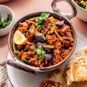 Brinjal Bhaji (Aubergine)